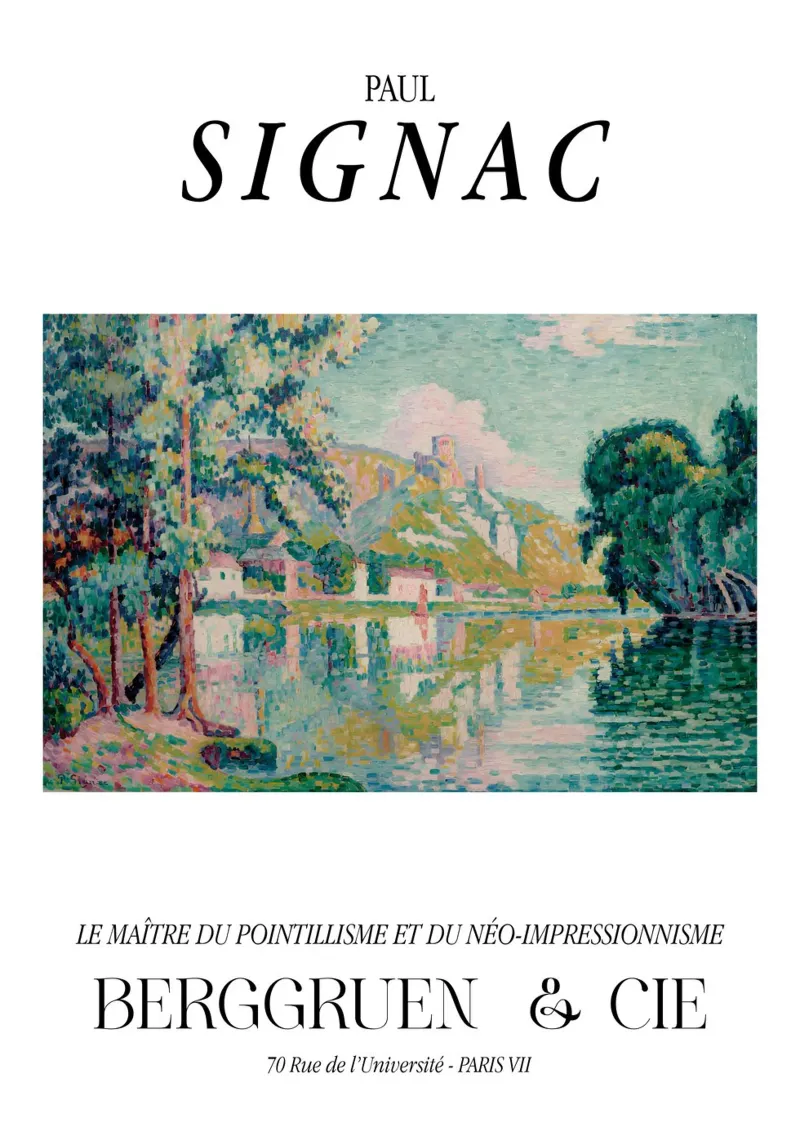 Paul Signac Les Andelys Pointillisme Meester Berggruen hahnemühle van NorwesClub