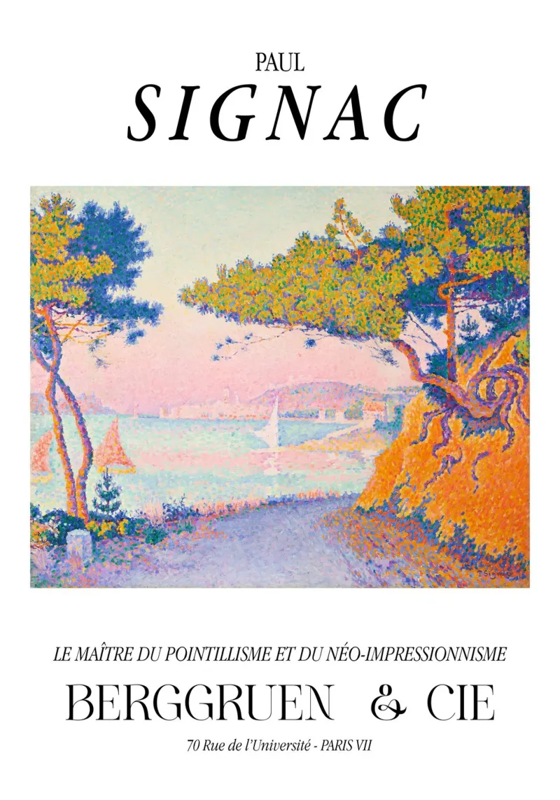 Paul Signac Golfe Juan Pointillisme Meester Berggruen canvas van NorwesClub