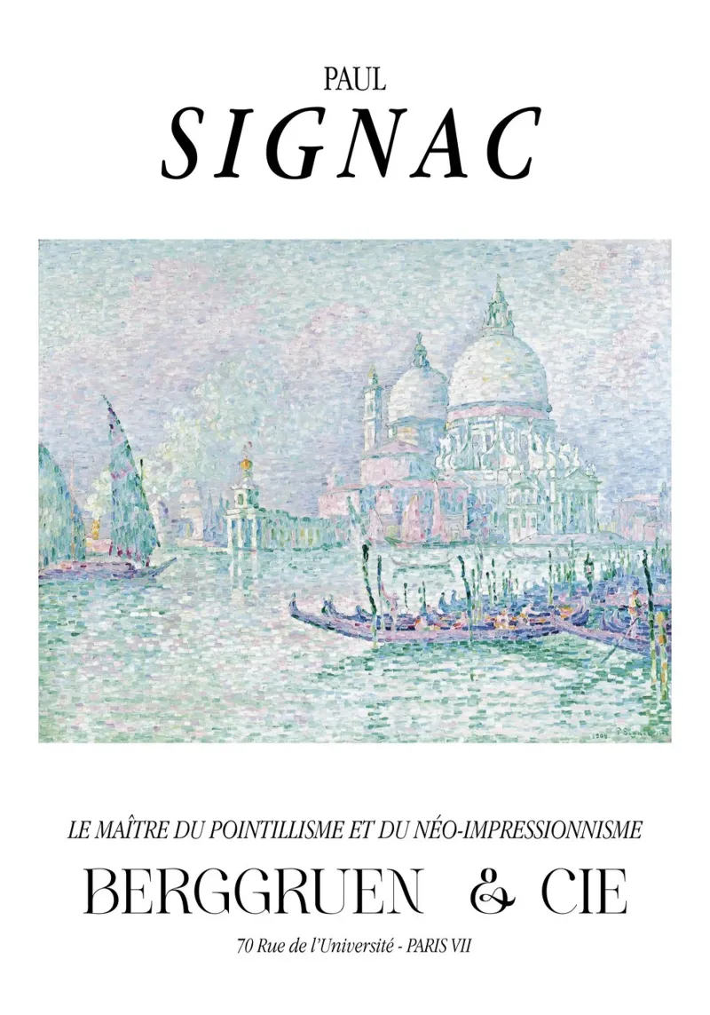 Paul Signac Venice Salute Pointillism Master Berggruen canvas by NorwesClub