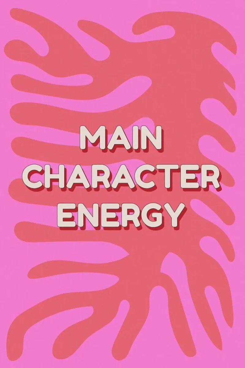 Main Character Energy plexiglass da Studio One