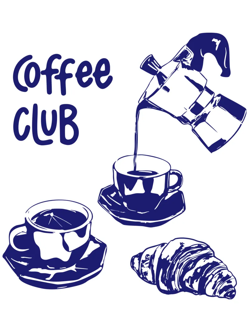 Coffee Club canvas by EDMPROJECT