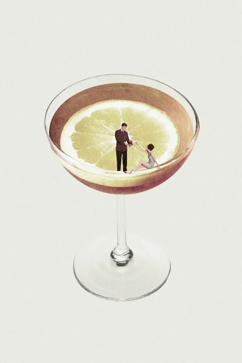 My Drink Needs A Drink pellicola backlit da Maarten Léon