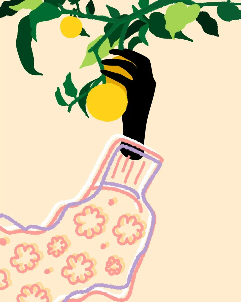 Tocco di agrumi poster da Kintsugi99