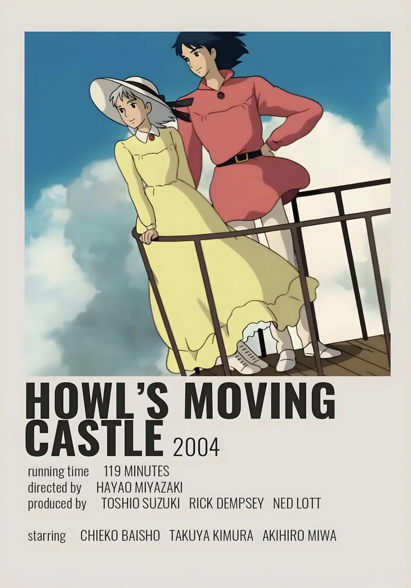 HOWL'S MOVING CASTLE 2004 pellicola backlit da Totoya