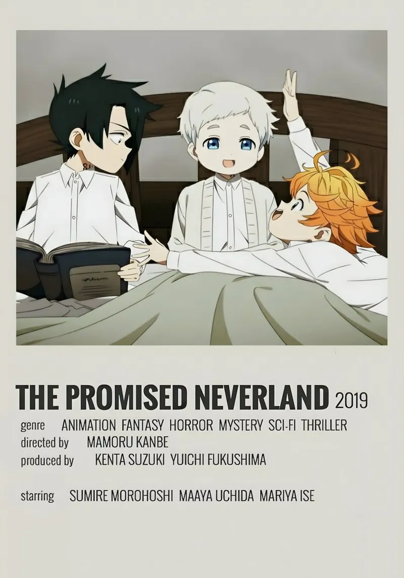 THE PROMISED NEVERLAND 2019 pellicola backlit da Totoya