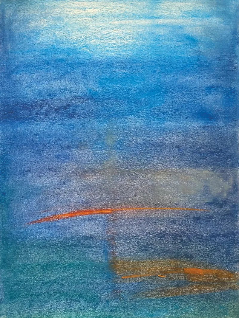 Blue Dawn poster con telaio in plastica da MissVeroonica