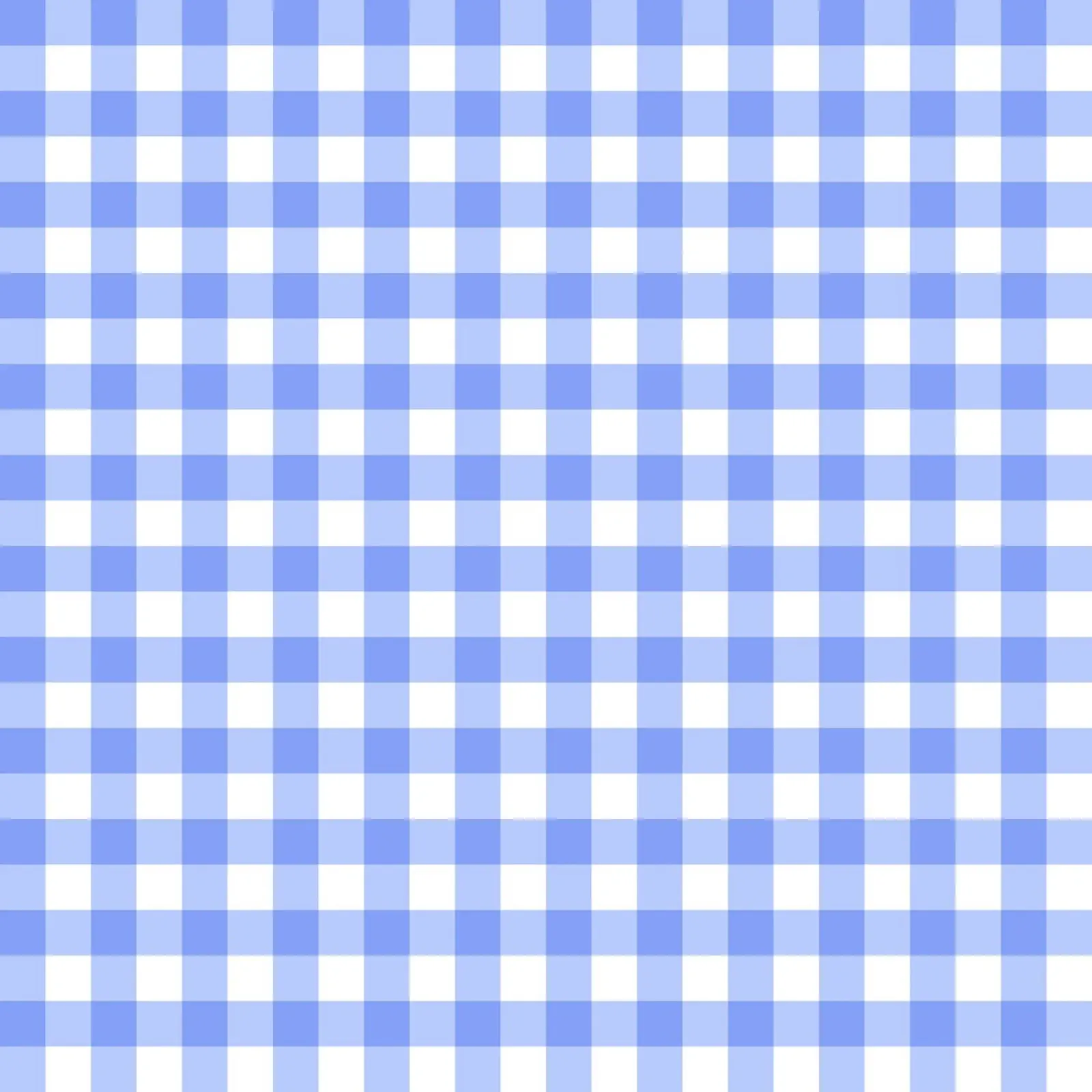Gingham blu pastello alluminio dibond da Happy Littles