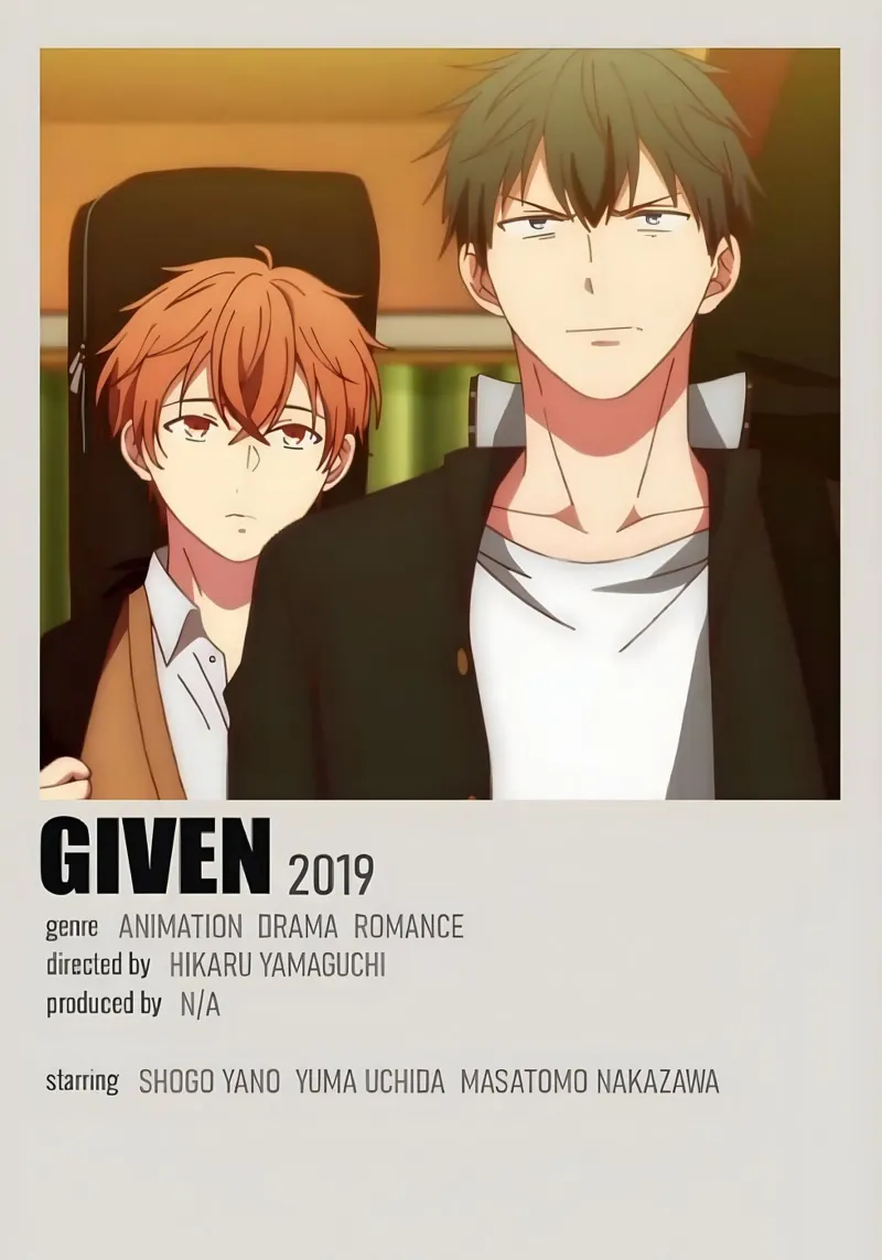 GIVEN 2019 pellicola backlit da Totoya