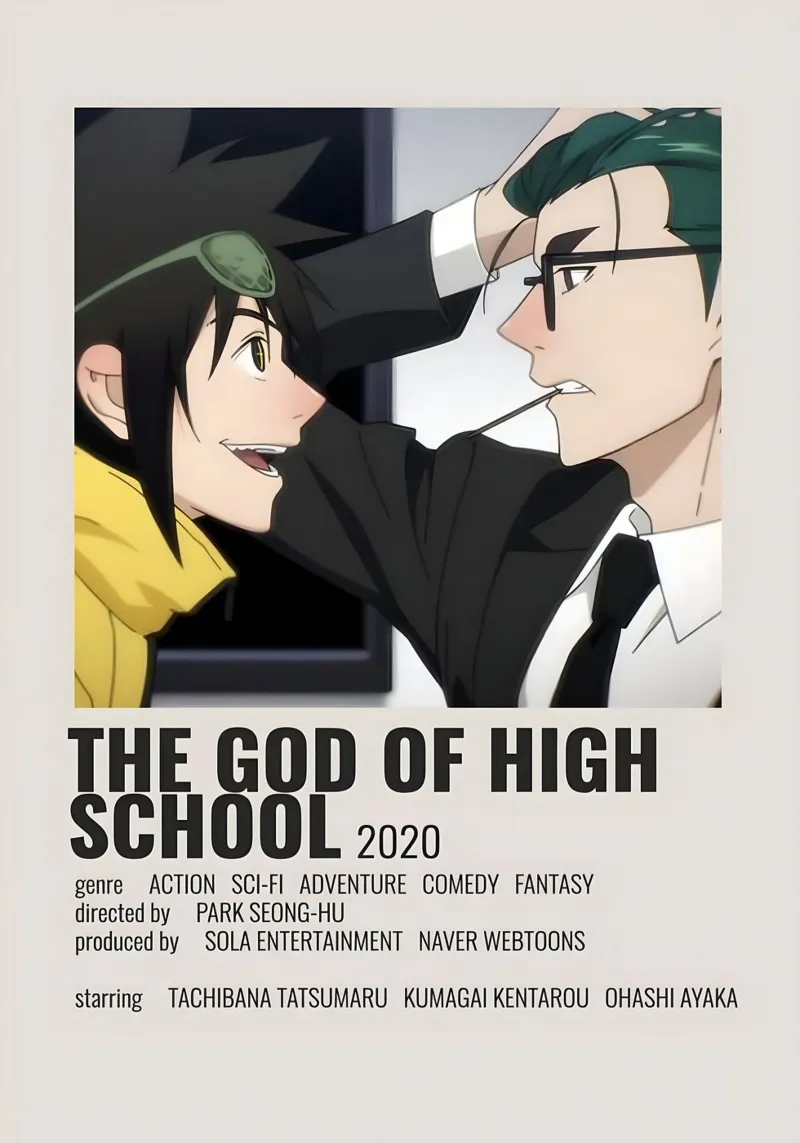 THE GOD OF HIGH SCHOOL 2020 pellicola backlit da Totoya