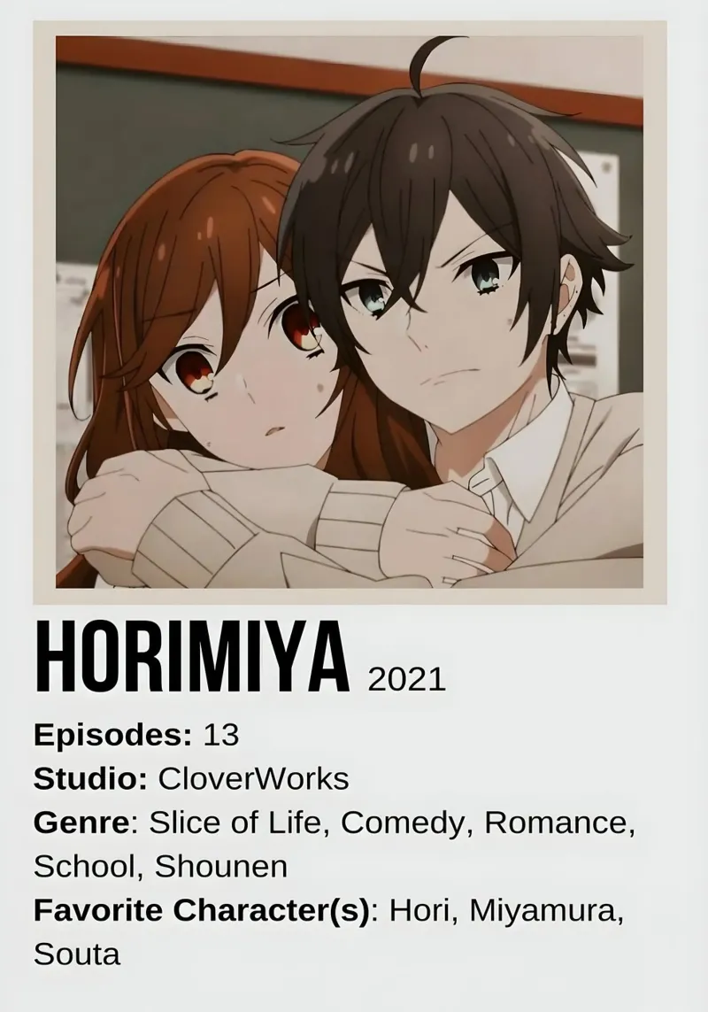 HORIMIYA 2021 pellicola backlit da Totoya
