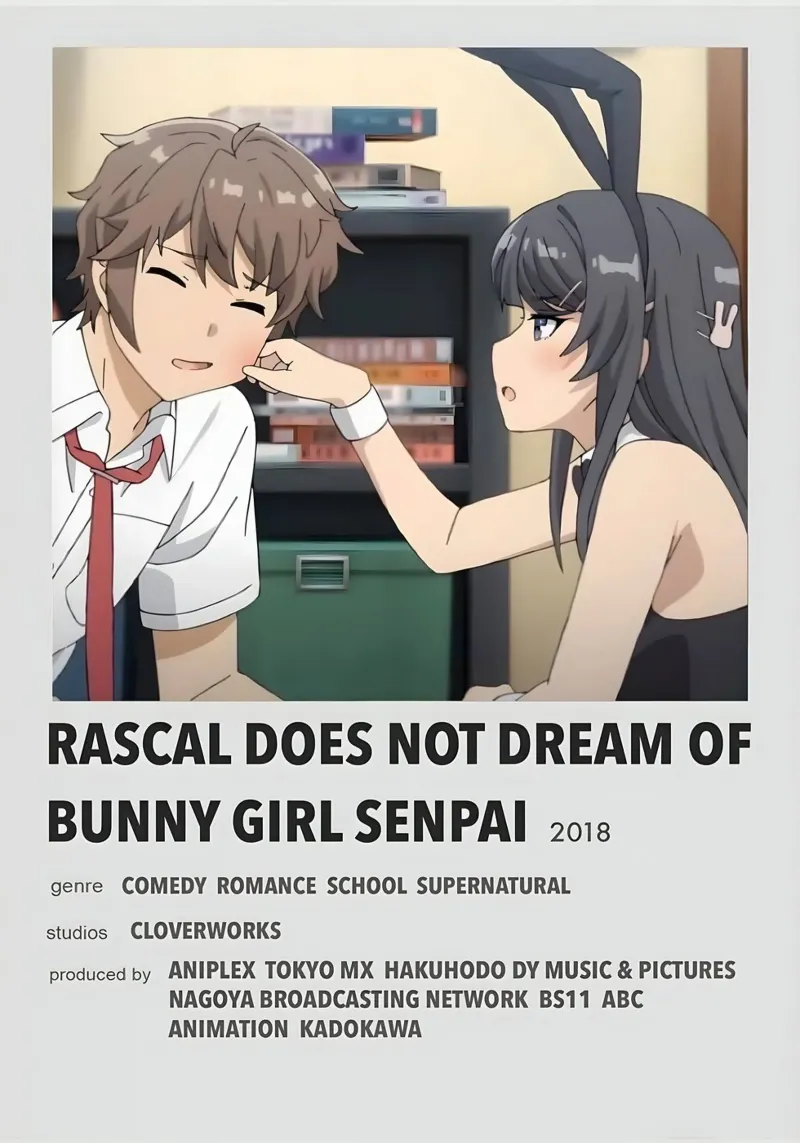 RASCAL DOES NOT DREAM OF BUNNY GIRL SENPAI 2018 pellicola backlit da Totoya