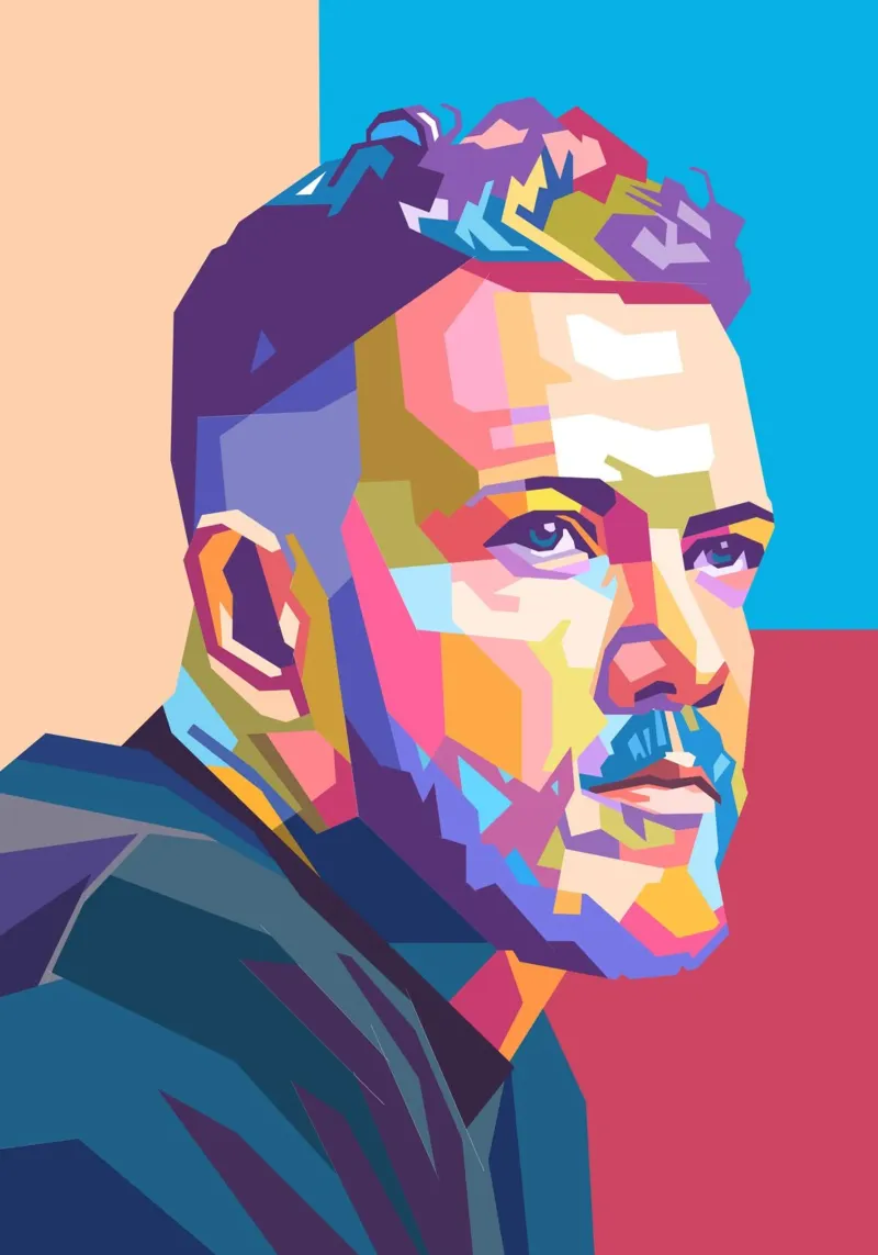 Dan Reynolds Imagine Dragons alu-dibond by Hantamrata