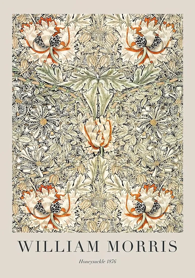 William Morris Caprifoglio 1876 pellicola backlit da Kunzeworld