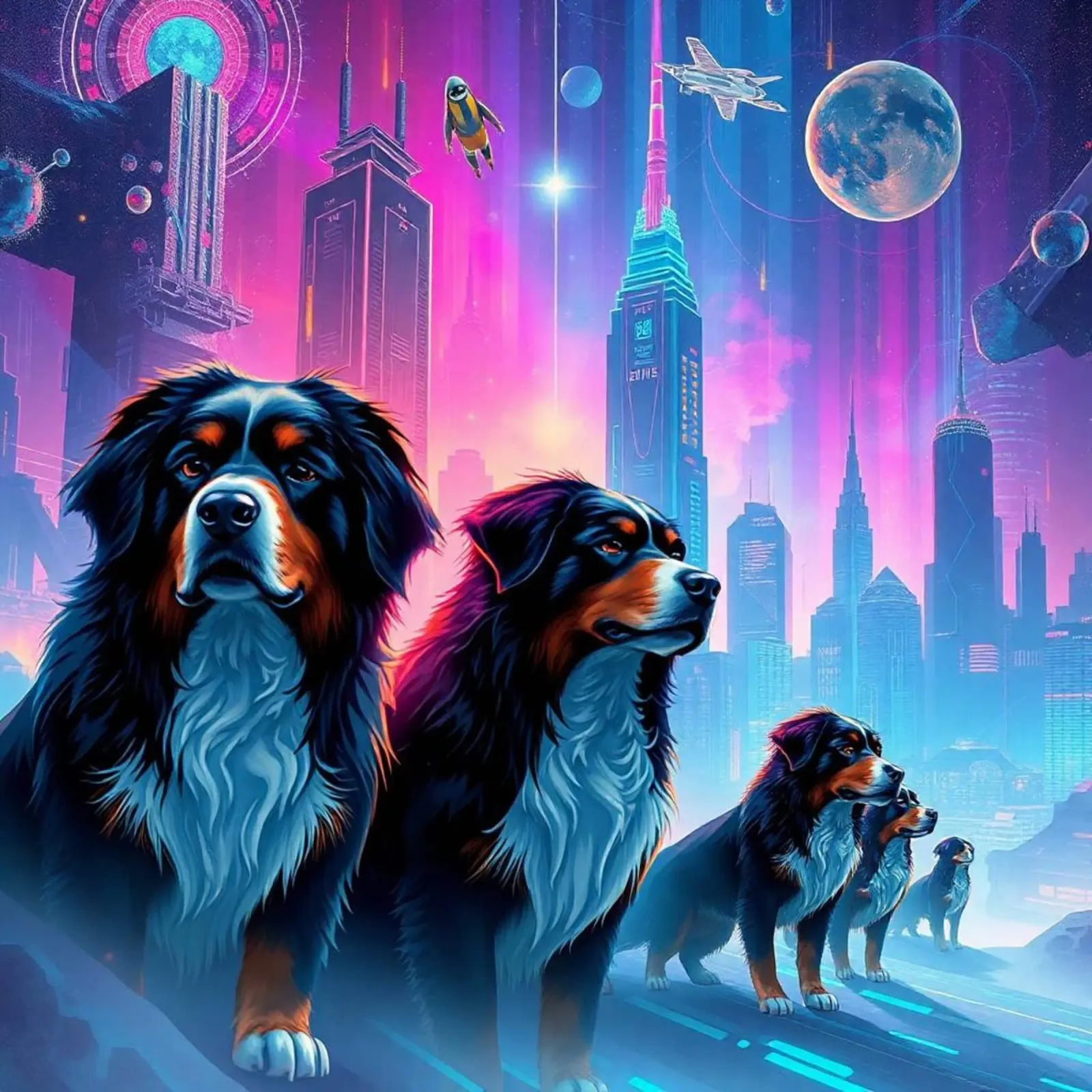 Bellissimo cane da montagna bernese #64 poster da Yumis.Beargang.and.Me