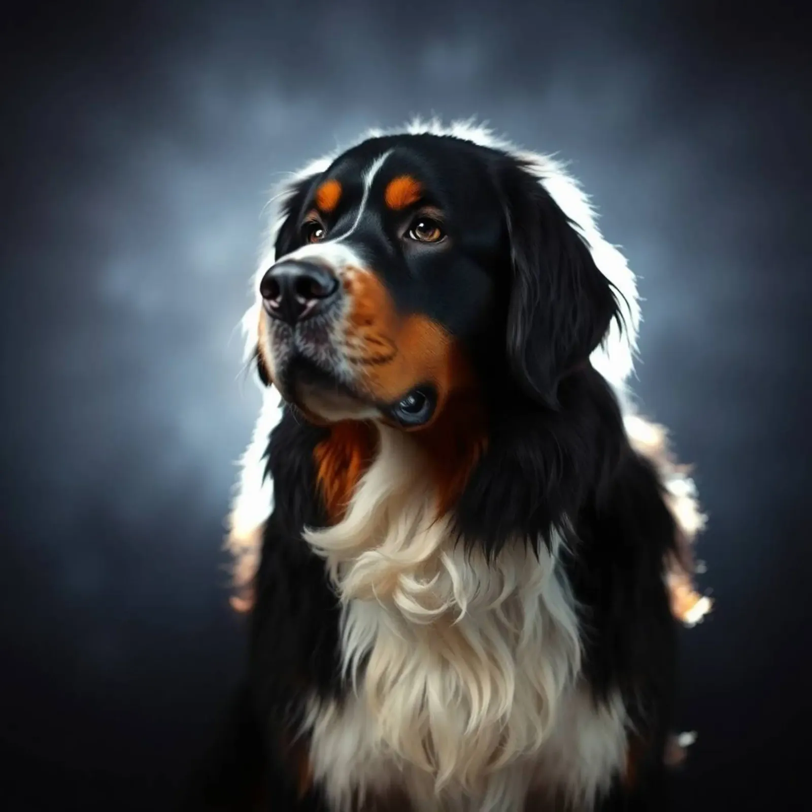 Bellissimo cane da montagna bernese #71 pellicola backlit da Yumis.Beargang.and.Me