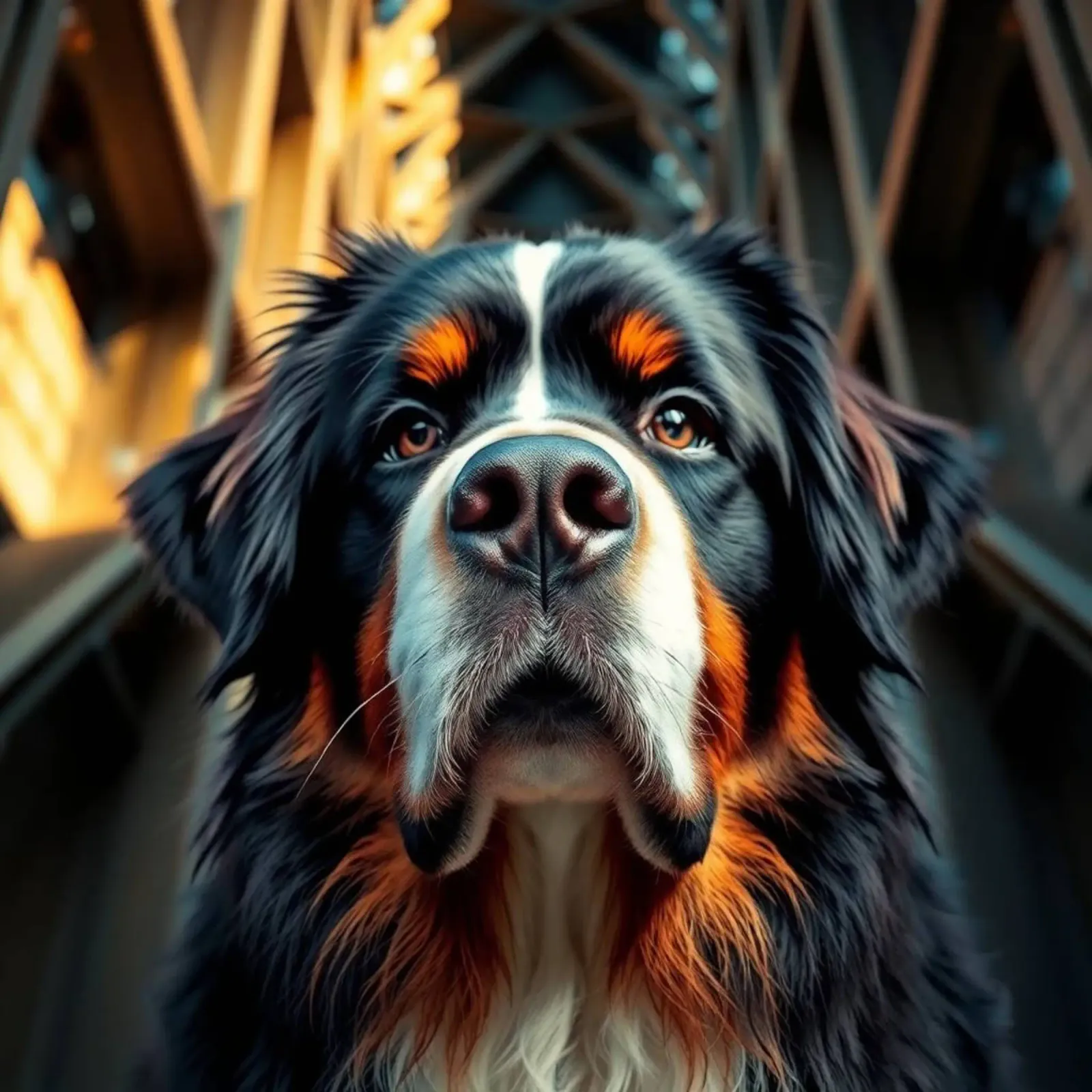 Bellissimo cane da montagna bernese #75 tela da Yumis.Beargang.and.Me