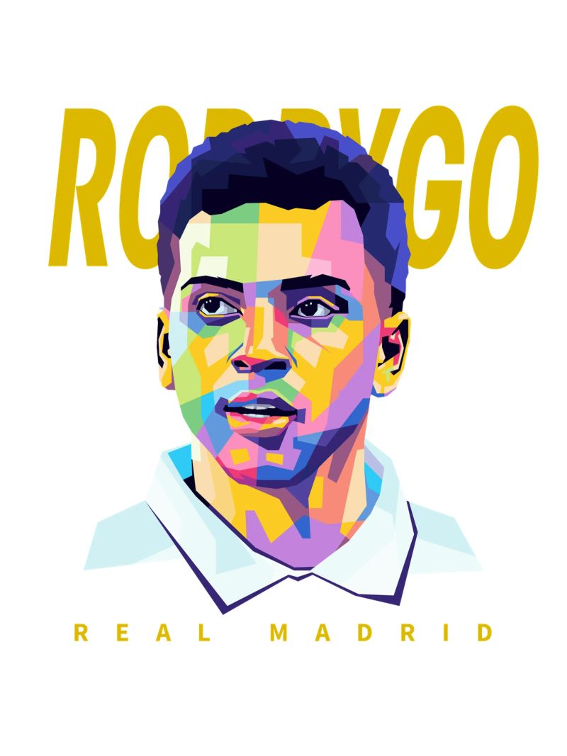 rodrygo Poster von WPAP MALANG