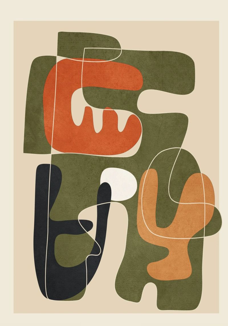 Organic Rhythms 2 Poster von Nadjaa