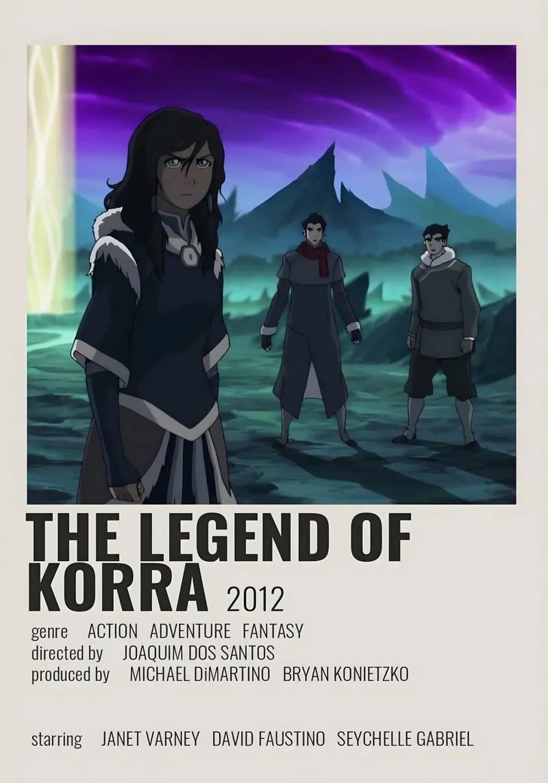 THE LEGEND OF KORRA 2012 pellicola backlit da Totoya