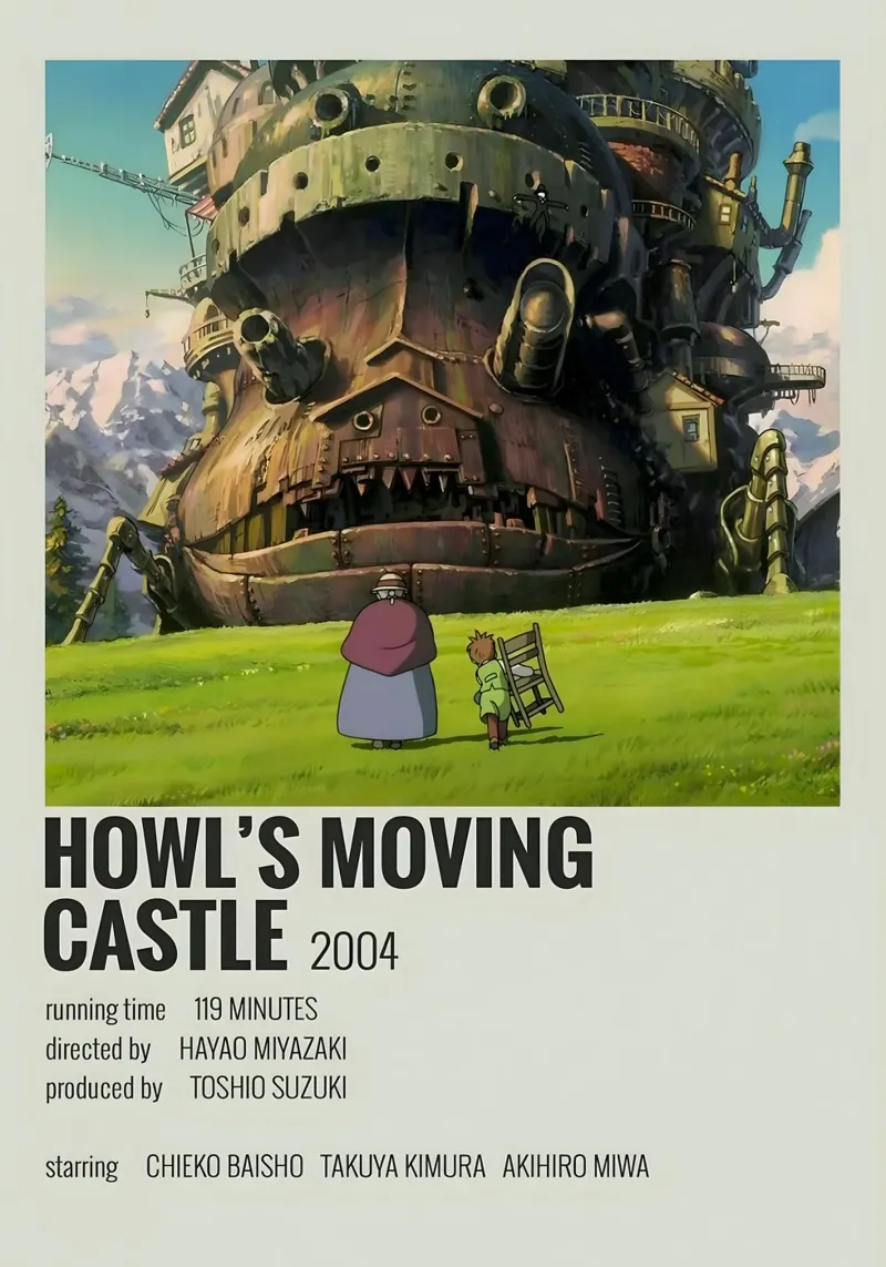 HOWL'S MOVING CASTLE 2004 pellicola backlit da Totoya
