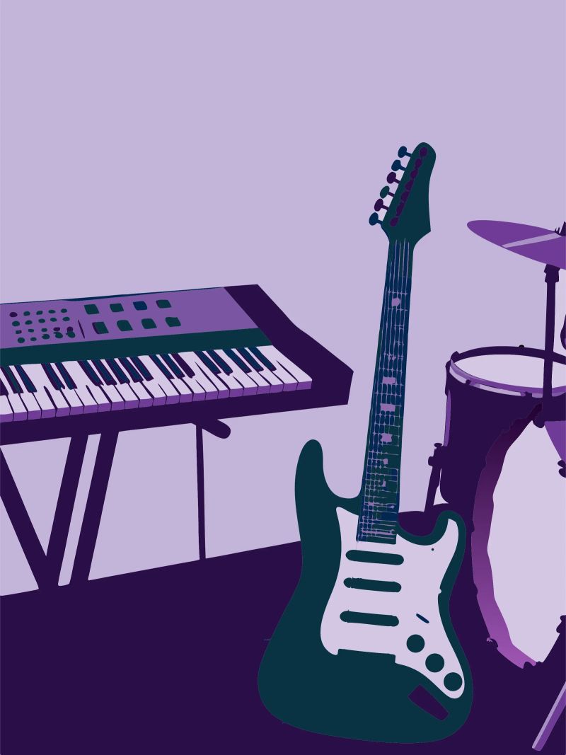 Musikinstrument Poster von MUSIC EDITION