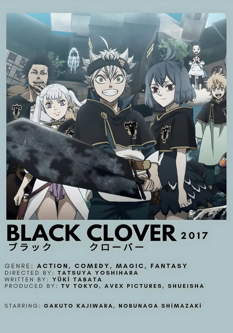 BLACK CLOVER  2017 canvas by Totoya