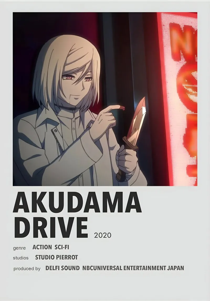 AKUDAMA DRIVE 2020 pellicola backlit da Totoya