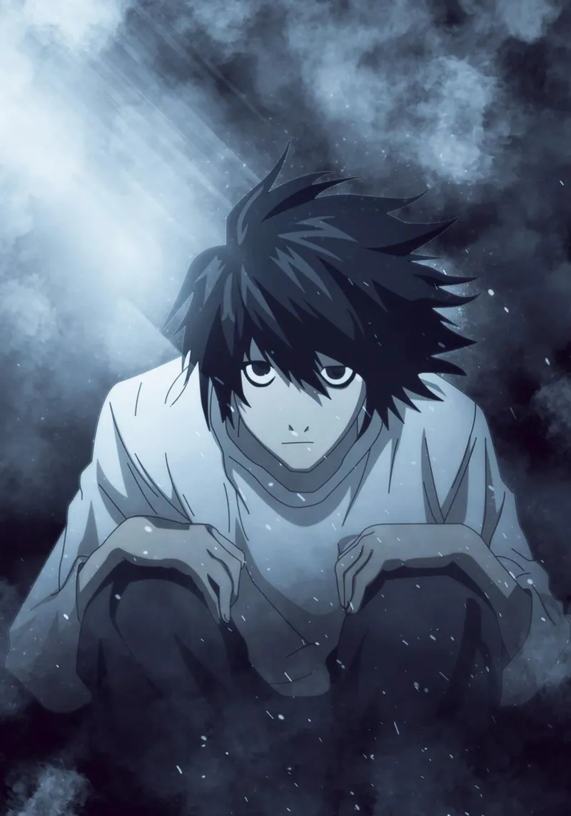L Death Note pellicola backlit da FreeArtStudio