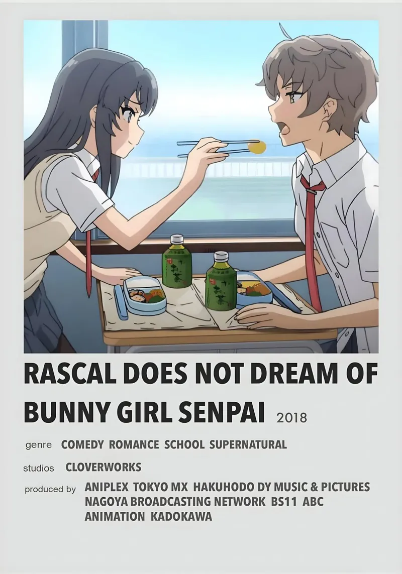 RASCAL DOES NOT DREAM OF BUNNY GIRL SENPAI 2018 pellicola backlit da Totoya