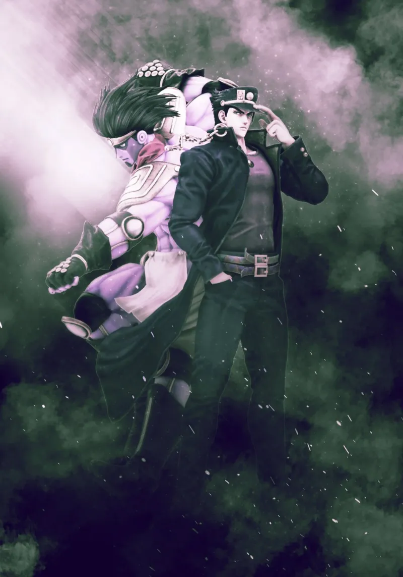 Jojo's Bizarre Adventure pellicola backlit da FreeArtStudio