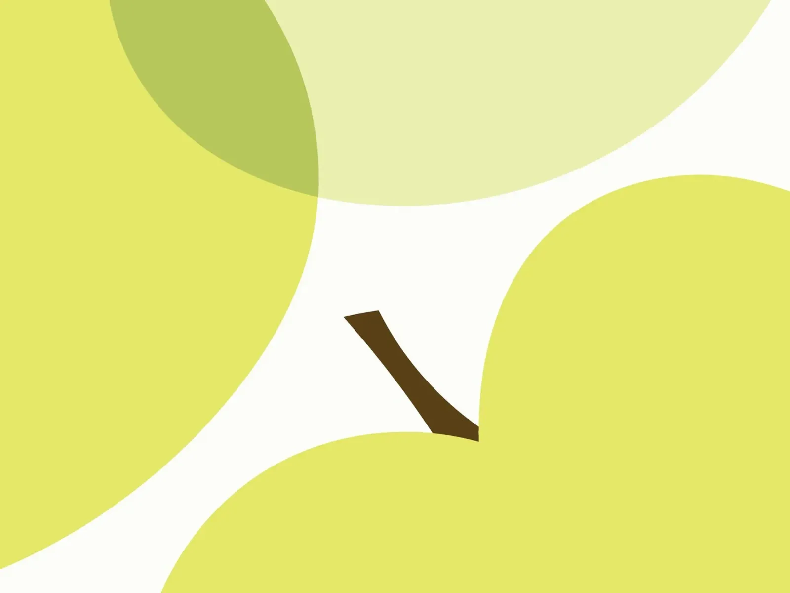Green Apple Nature poster con telaio in legno da galihstudio
