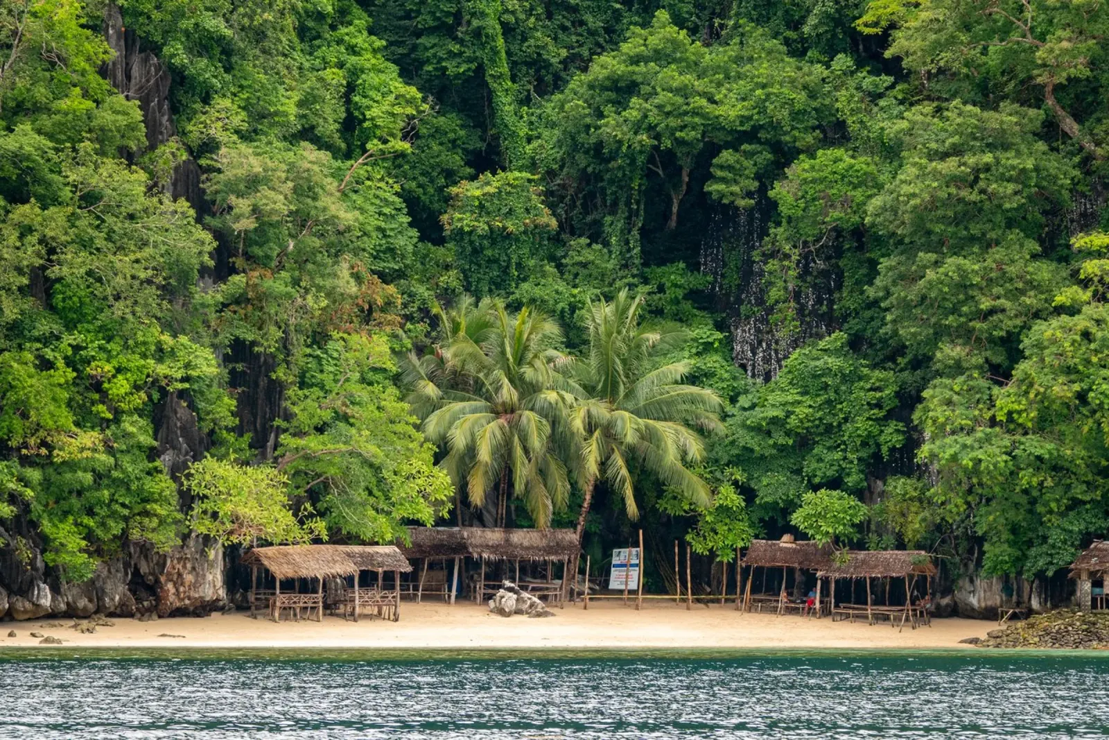Acqua incontaminata a Coron, Palawan, Filippine carta hahnemühle da anderm