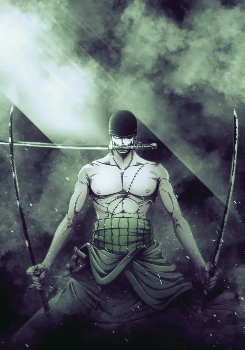 roronoa zoro pellicola backlit da FreeArtStudio
