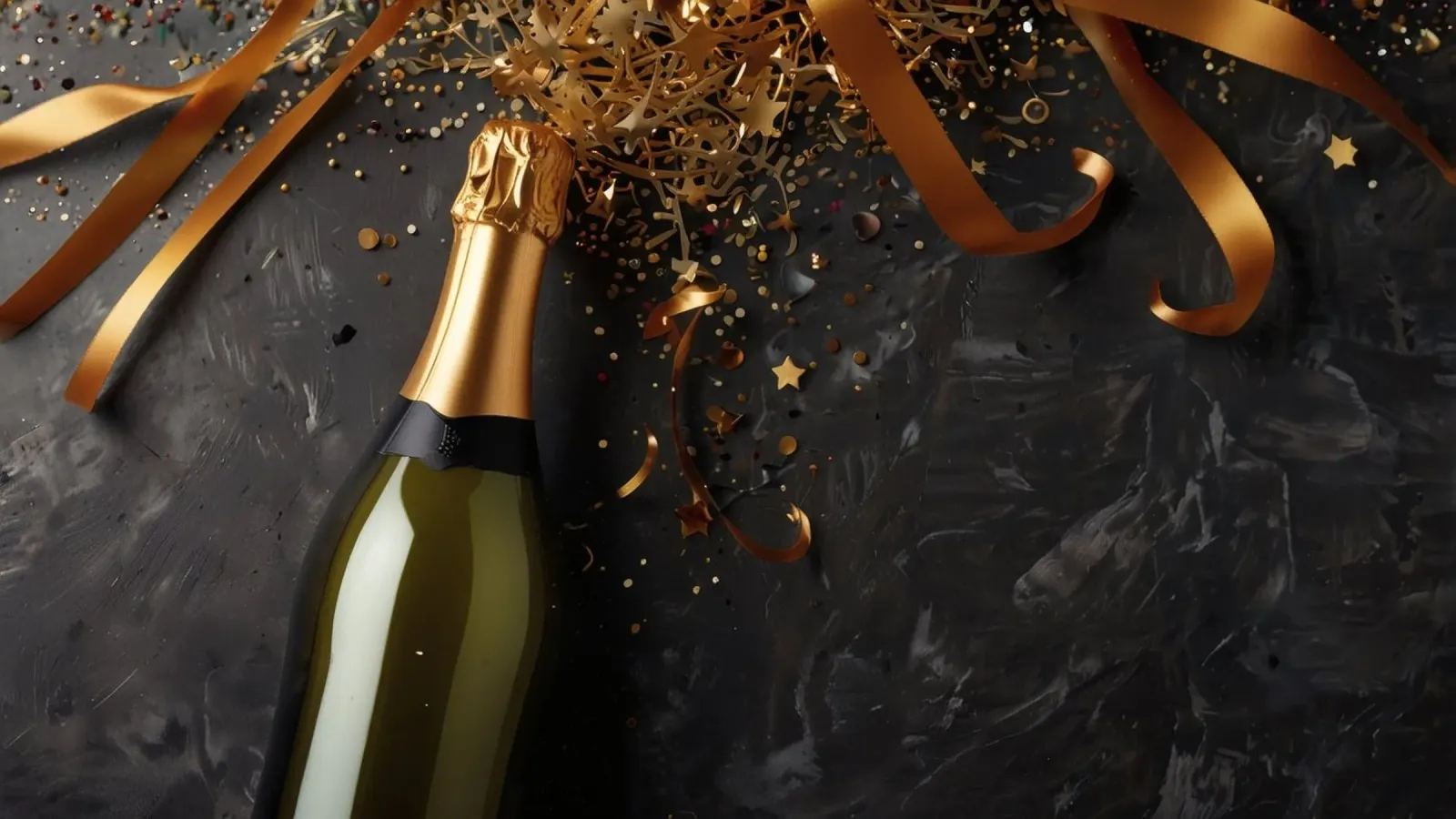 Celebrate love with champagne and festive ribbons hahnemühle by DesignDoodle