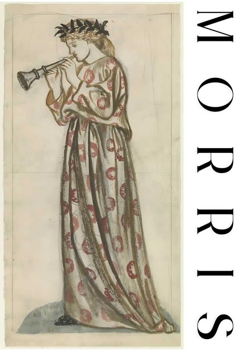 William Morris - Una ragazza con il flauto pellicola backlit da tokovictory