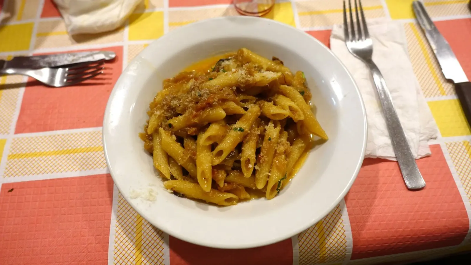 Penne alla genovese poster con telaio in plastica da Massimo Frascogna