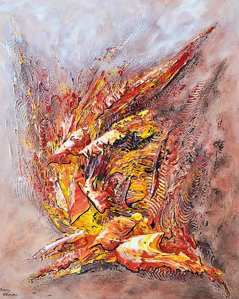 FERIA pellicola backlit da Thierry Vobmann Abstract painting