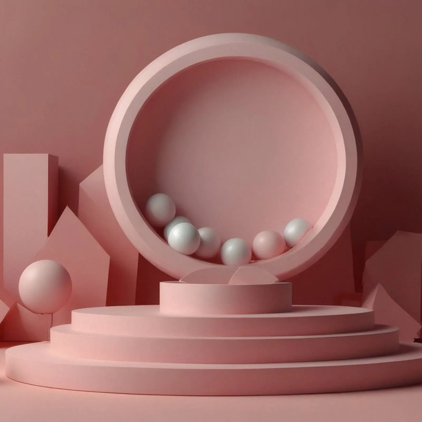 romantic Valentine's Day celebration featuring soft shapes hahnemühle by DesignDoodle