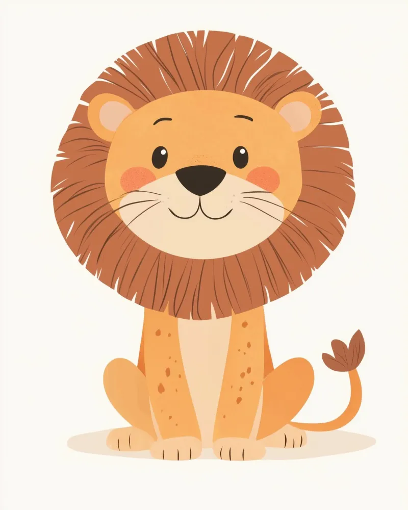 Leone stravagante poster da Happy Littles