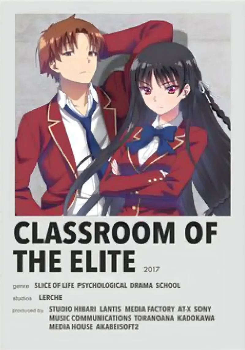 CLASSROOM OF THE ELITE 2017 carta hahnemühle da Totoya