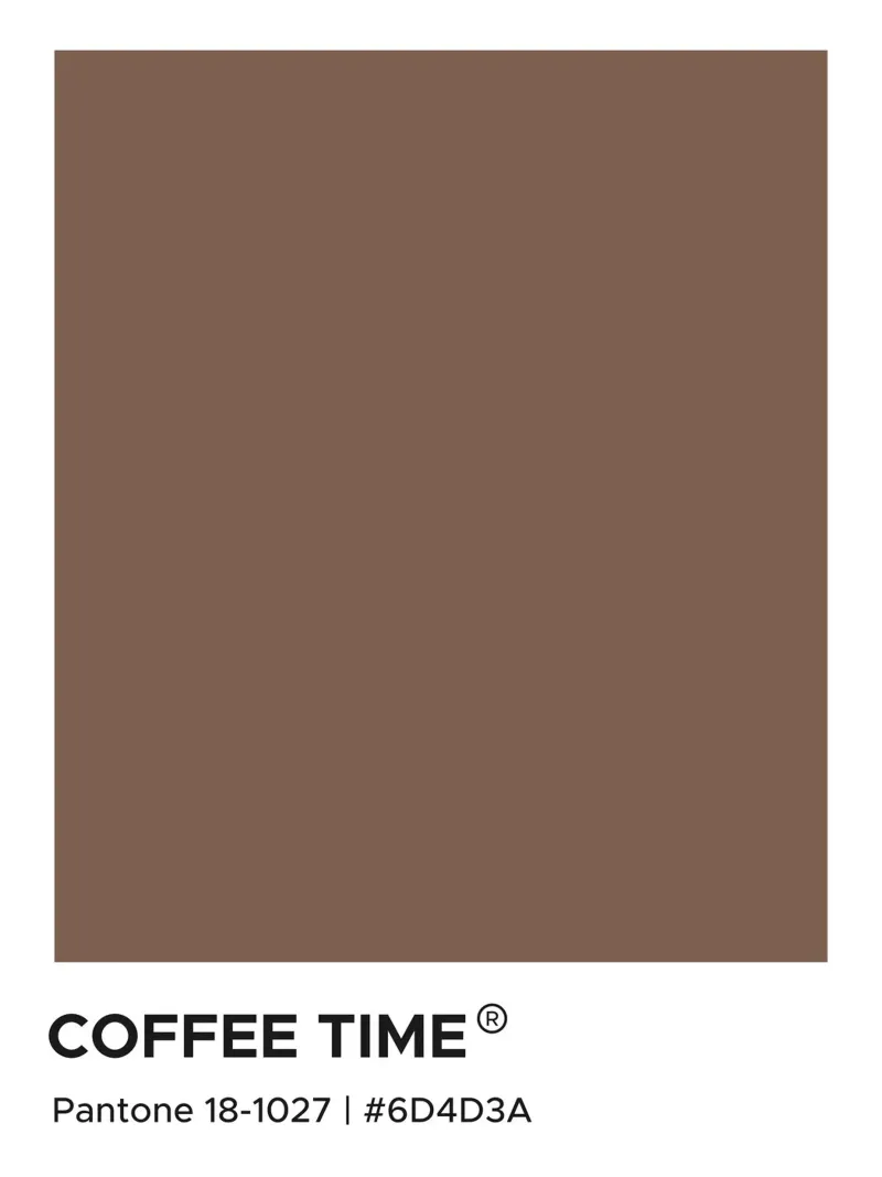 L'ora del caffè Pantone pellicola backlit da Paigaam Studio