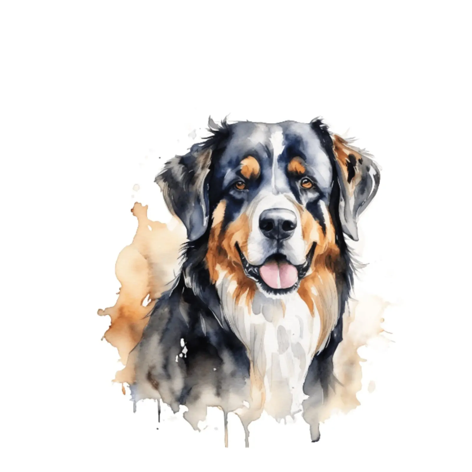 Schöner Berner Sennenhund #91 Acryl-Glas von Yumis.Beargang.and.Me