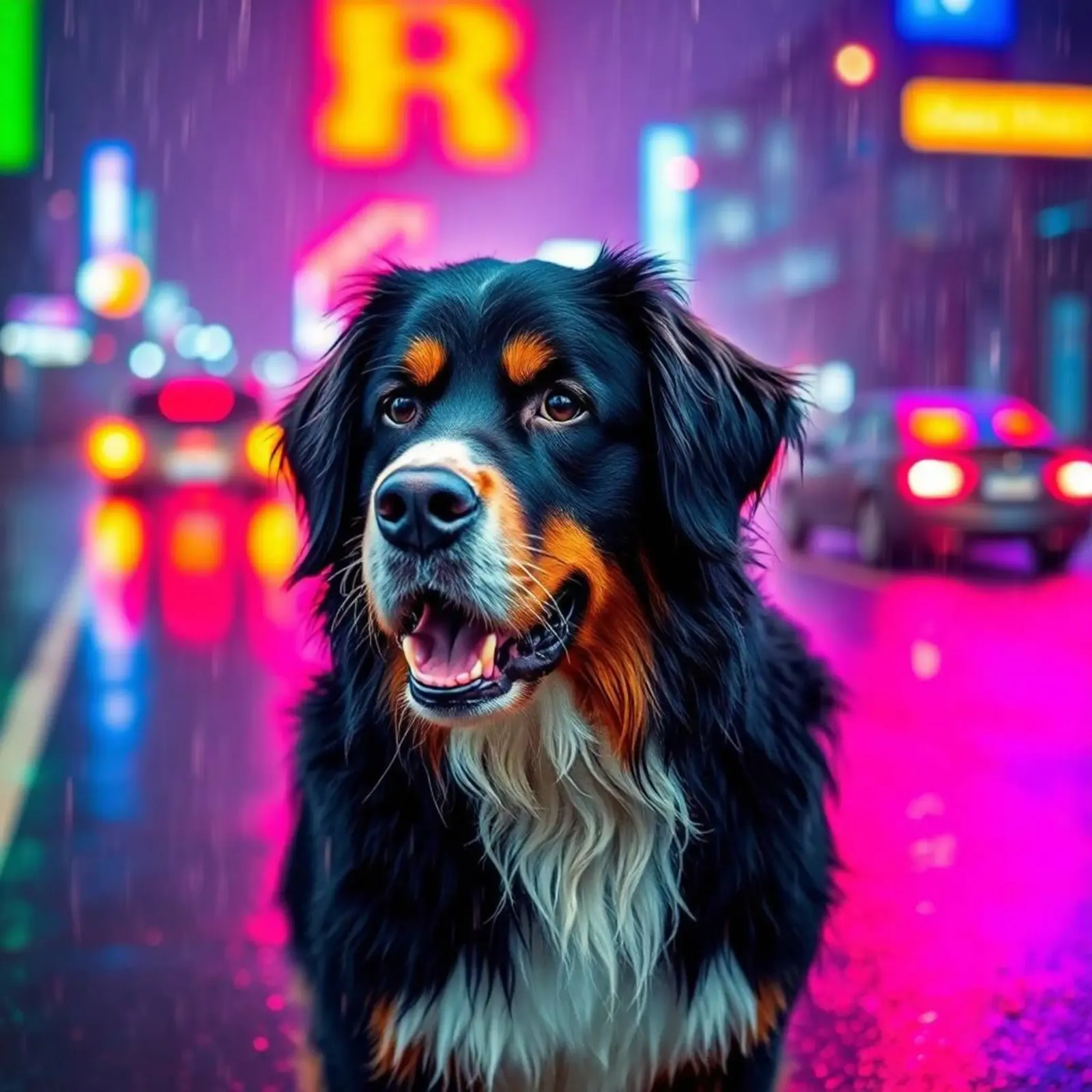 Bellissimo cane da montagna bernese #93 poster da Yumis.Beargang.and.Me