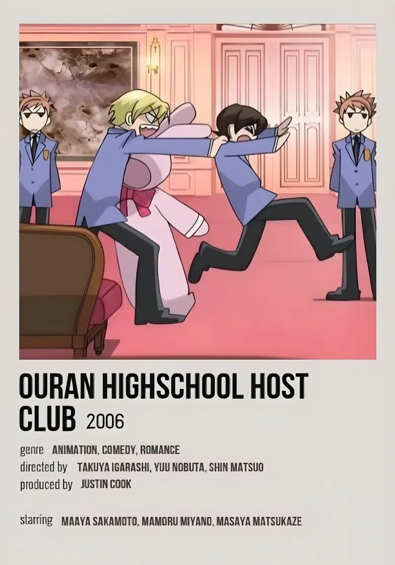 OURAN HIGHSCHOOL HOST  CLUB 2006 pellicola backlit da Totoya