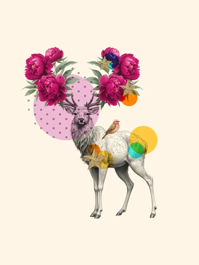 Antlers in Bloom pellicola backlit da Indigo Rain