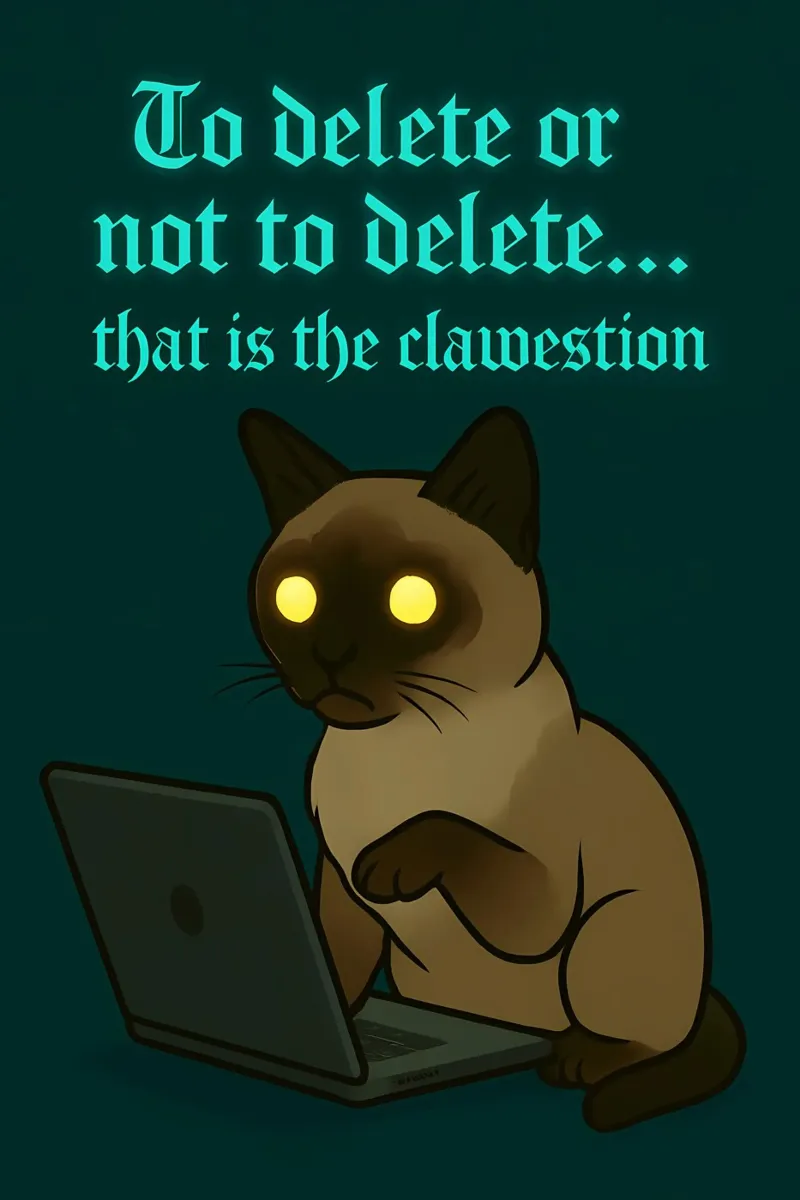 Funny Siamese Cat Meme pellicola backlit da Funny Humor Art