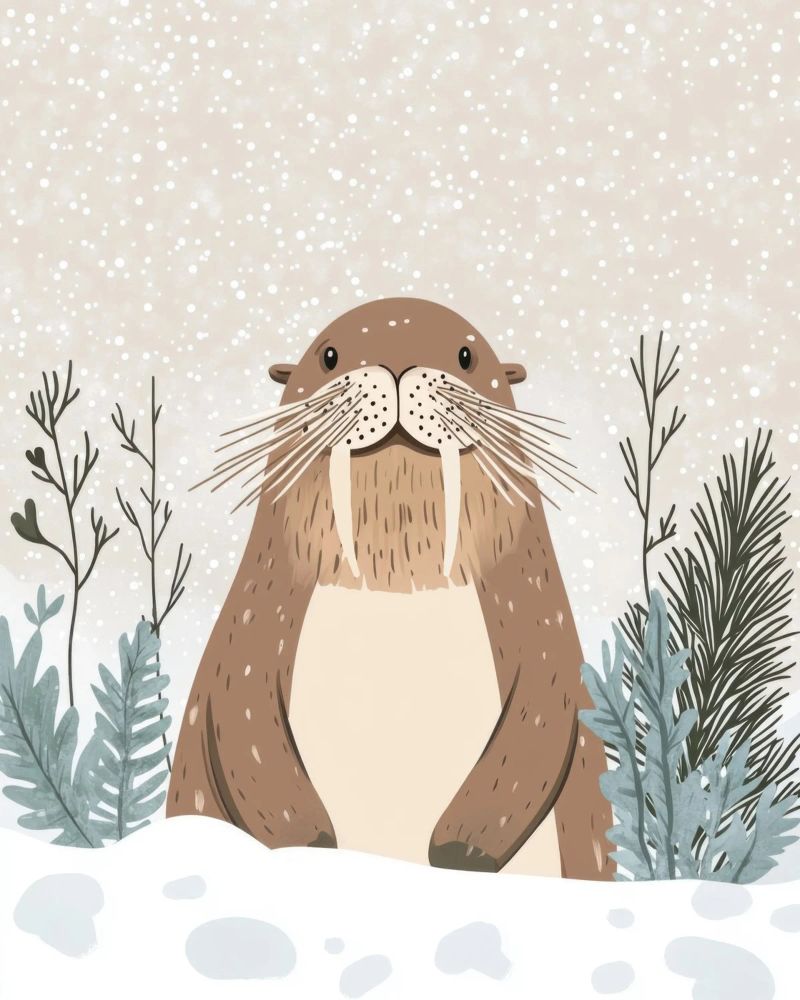 Tricheco stravagante poster da Happy Littles