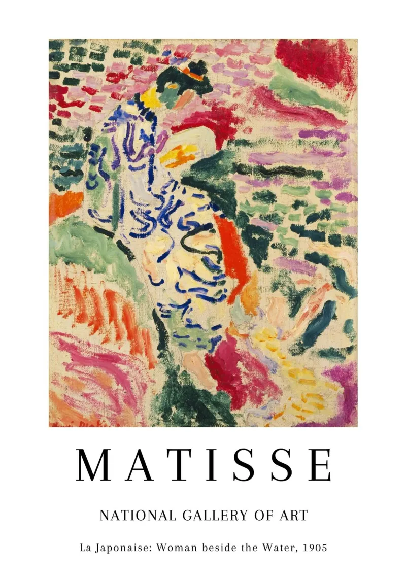 Matisse La Japonaise 1905 Fauvism Museum Poster hahnemühle by NorwesClub
