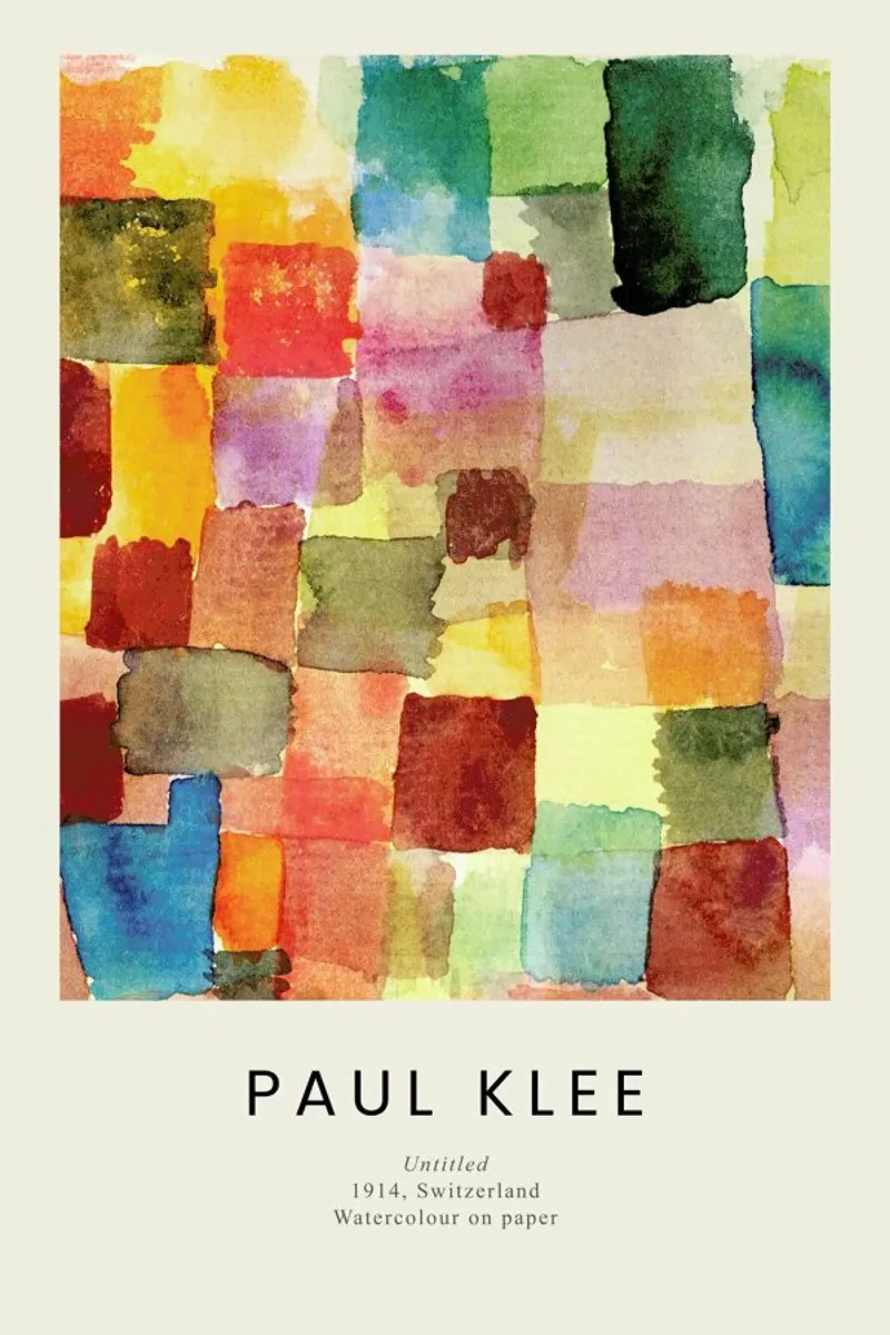 Klee - Untitled, 1914 plexiglass da Vintage by JUNIQE