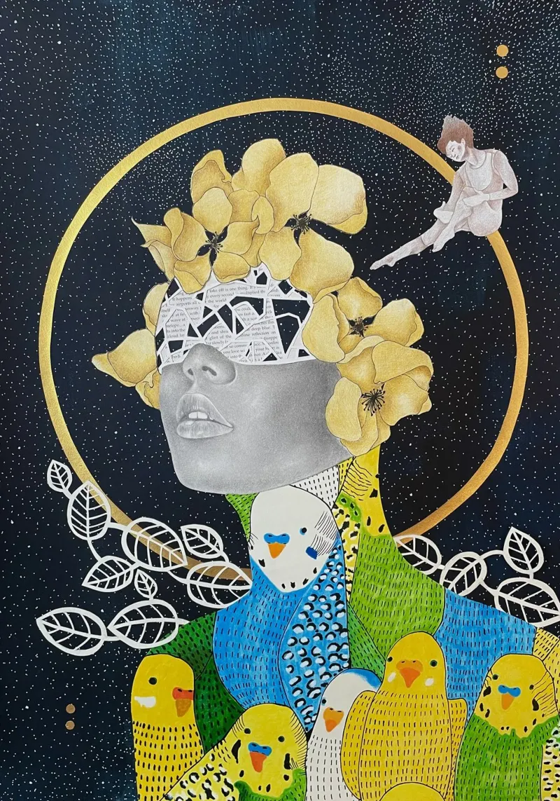 Spazio intermedio alluminio dibond da Helen Patterson Art